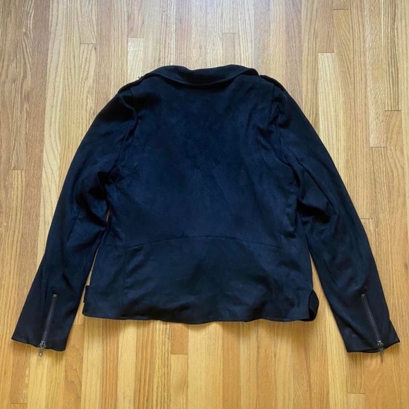 Vintage Black Biker Jacket by Pixley Excellent Condition - Picture 2 of 4